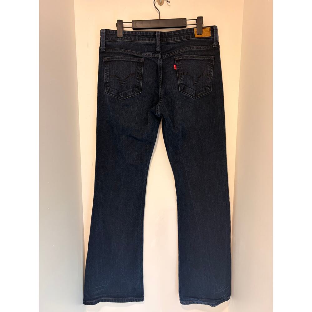 Levi’s Dark Wash Bootcut Jeans Mid Rise Classic Denim size 8/10 - Picture 7 of 8